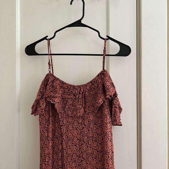 Rebecca Minkoff peach printed NWT maxi dress - Picture 6 of 7